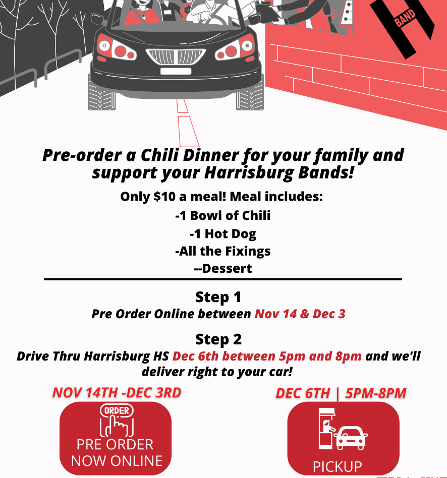 Chili Dinner Fundraiser | DRIVE THRU